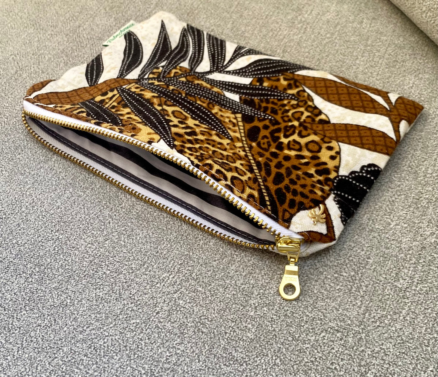 Clutch Bag - Leopard Botanical
