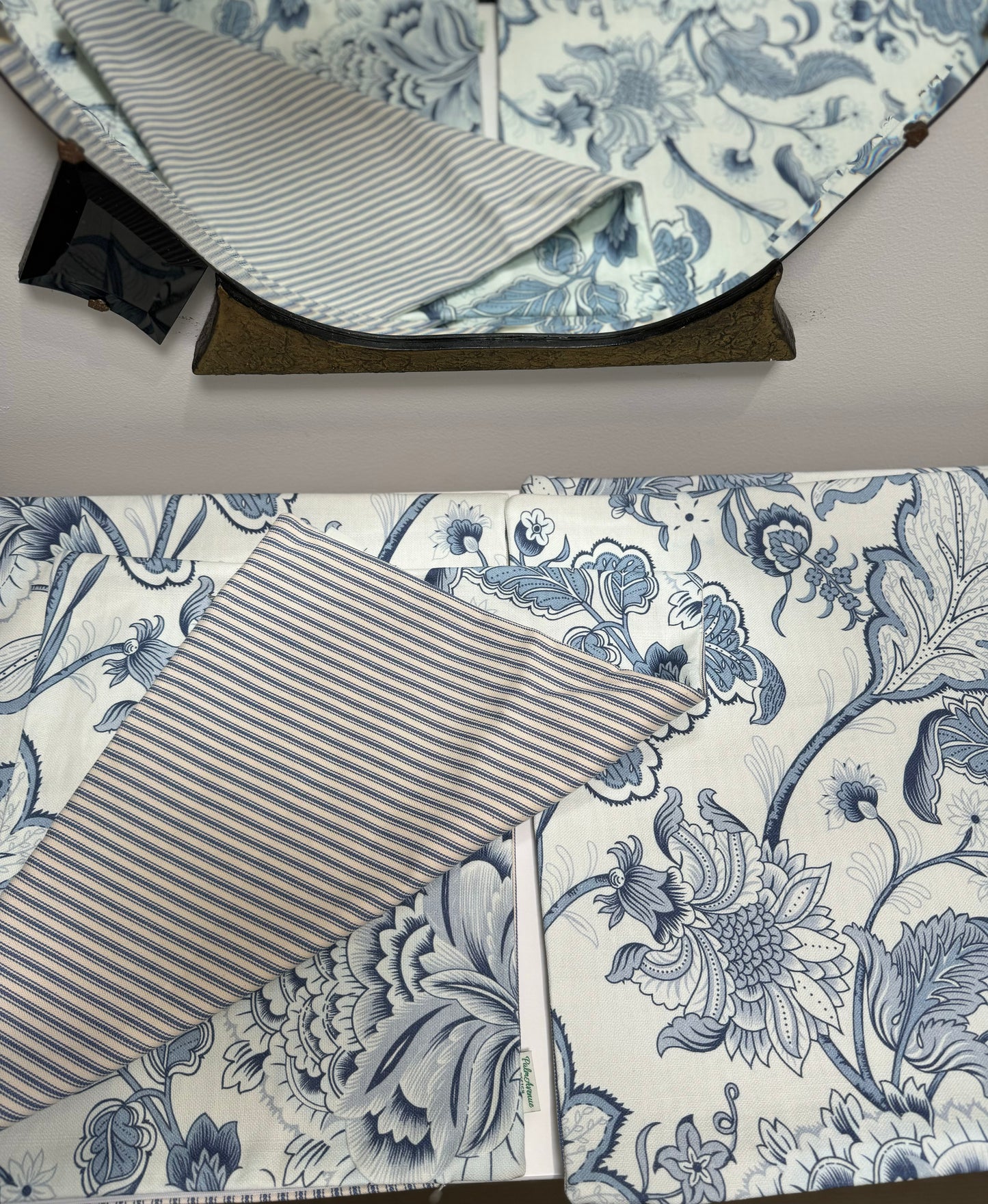 Cushion Cover - Hamptons Breeze - 45/45cm