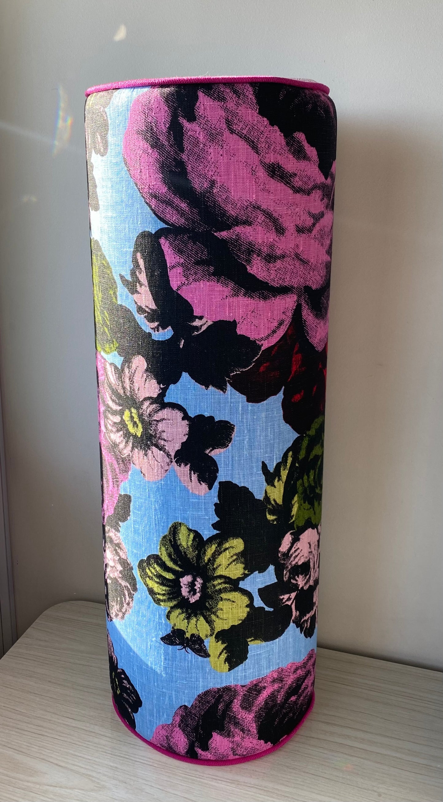 Yoga Bolster - Pink Floral