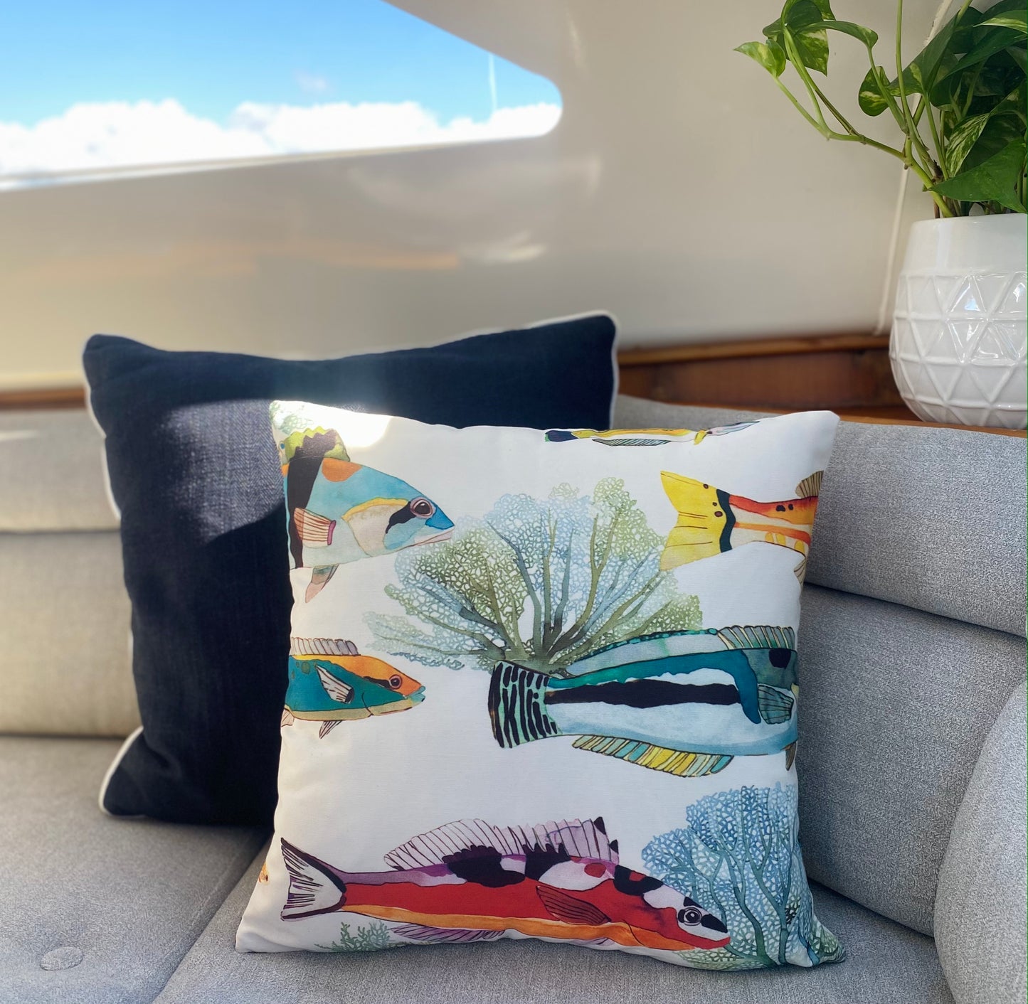 Cushion Cover - Sea Life 40/40cm