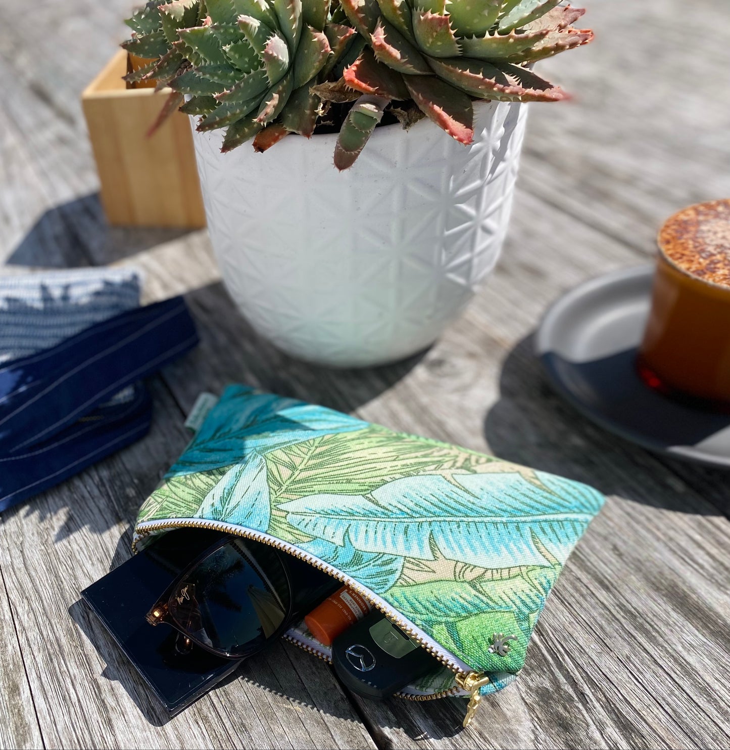 Clutch Bag - Island Palms