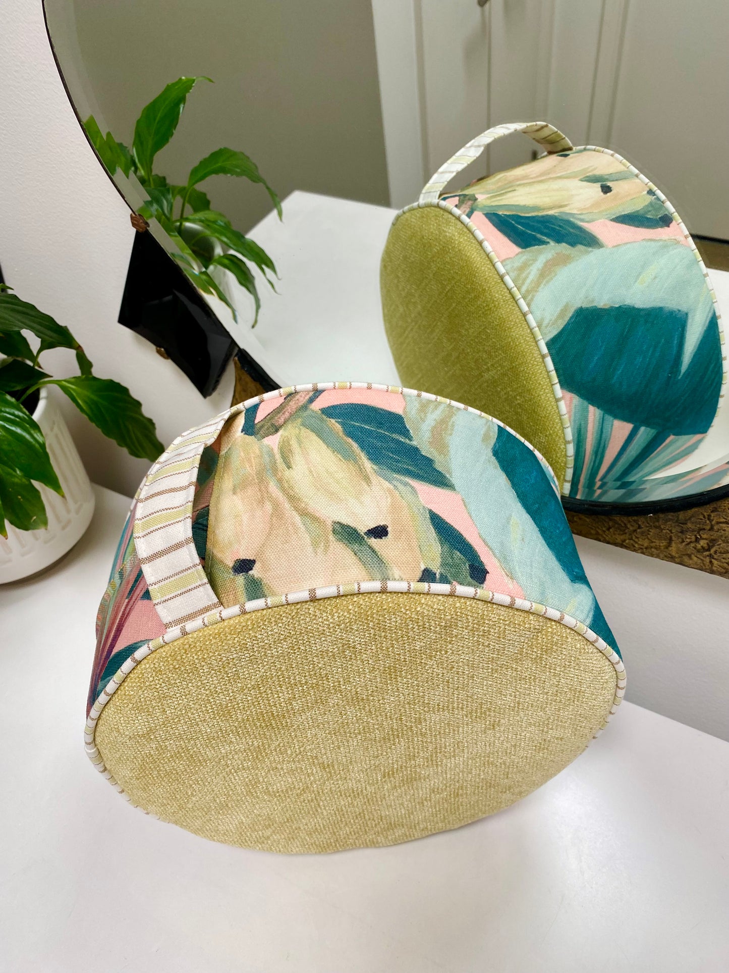 Yoga Bolster - Coral Tropicalia - Pineapple