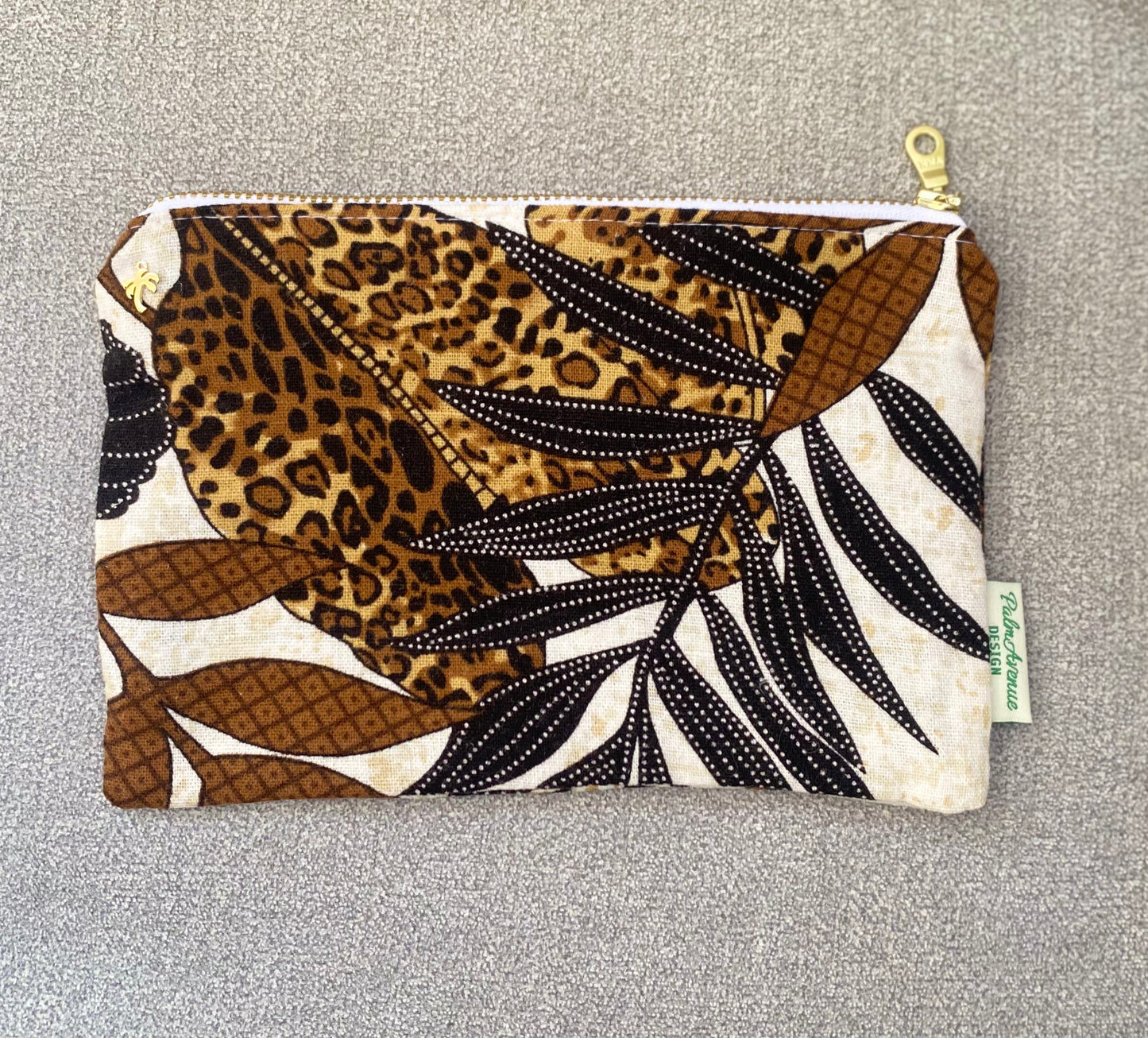 Clutch Bag - Leopard Botanical