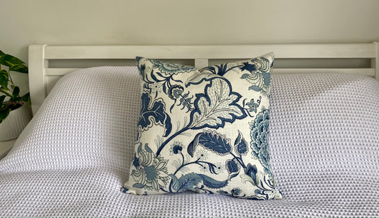 Cushion Cover - Hamptons Blue - 50/50cm