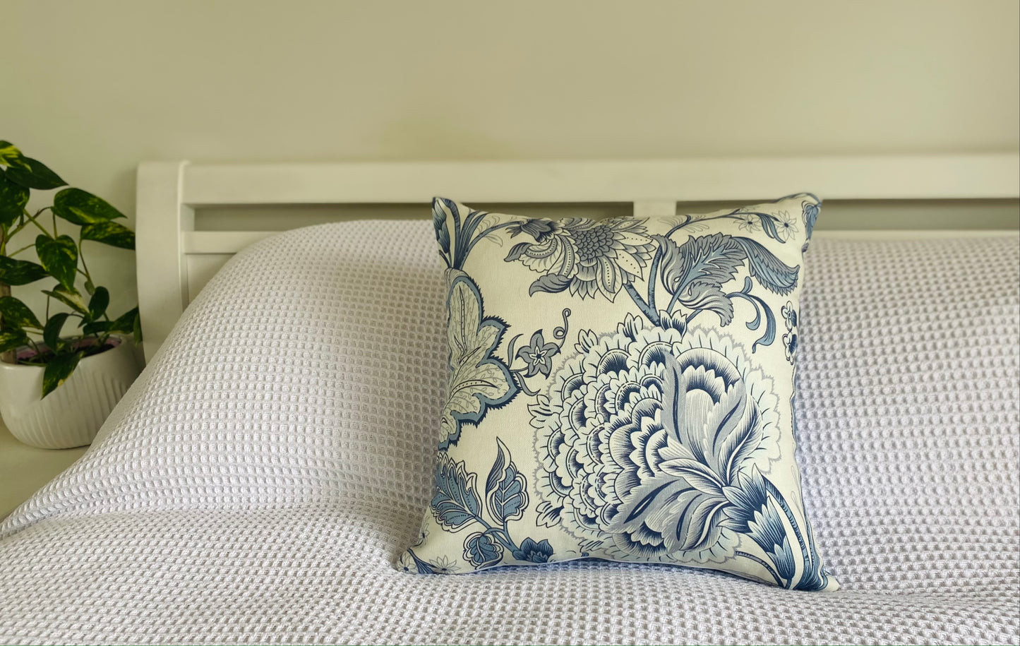Cushion Cover - Hamptons Breeze - 45/45cm